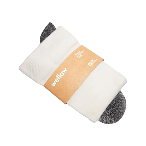 Image of Wellow Premium Socks (Compression Socks - Regular) for Men & Women, Made with Viscose from Bamboo, Knee High, 18-25 mmHg