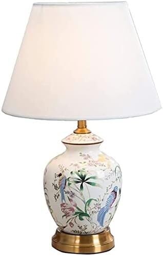 Lampe de bureau simple et moderne en céramique pour illuminer le salon