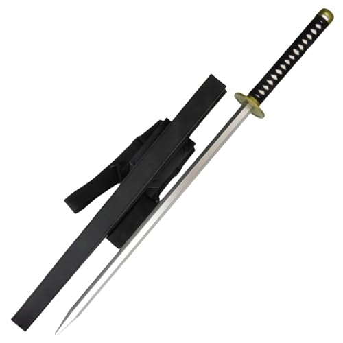 LAOBAO 早川アキ はやかわあき 刀剣 コスプレ道具 ソードベルト 刀剣ホルダー 帯刀 デビルハンター 黒 レザー 吊下げ 刀鞘 模造刀 模擬刀 cosplay ABS製 竹 木製 仮装グッズ 変装用 コスチューム小物 ハロウィン 仮装 学園祭 撮影