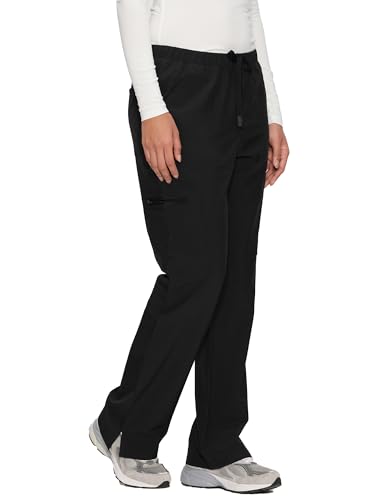 Women’s Scrub Pants – Soft Stretch Cargo with 8 Pockets, Loose Fit – Consider Sizing Down2