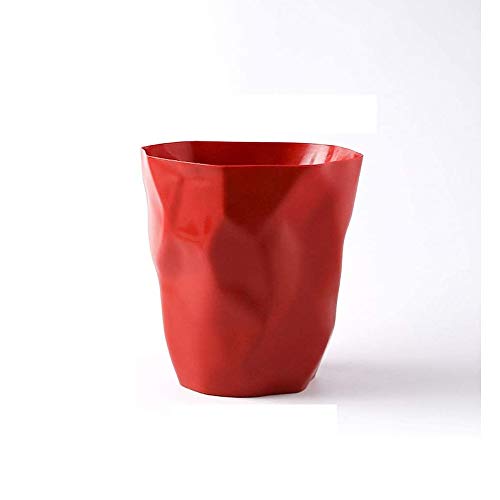 Sgjw-lajitong Kitchen Waste Bins Slim Round Plastic Small Trash Can , Garbage Container Bin For Bathrooms, Slim Office Bin Made Of Durable Plastic, Capacity For Bathroom And Office Kitchen Trash Can