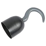 Fun Express Pirate Hook Costume Piece – Plastic Hook Hand Accessory for Costumes and Dress-Up – One Size Fits Most – 1 Piece - Black, Gray