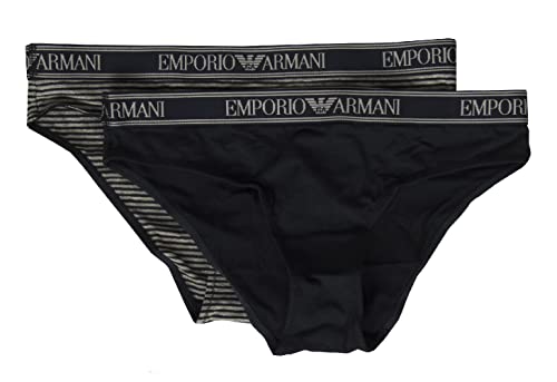 Slip femme Emporio Armani lot de 2 culottes stretch confort chic