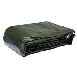 WERKA PRO Telo Multifunzione Nero e Verde 240 g/m2 5 x 8 m