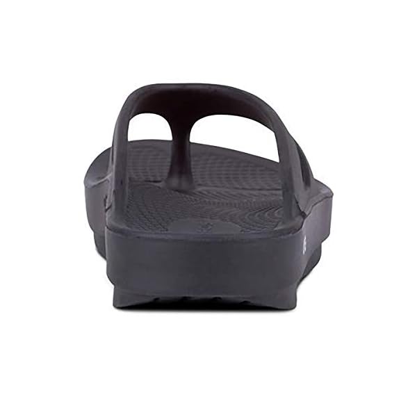 OOFOS-OOriginal-Sandal-Lightweight-Recovery-Footwear-Reduces-Pressure-on-Feet-Joints-Back-Machine-Washable OOFOS OOriginal Sandal, Black - Men’s Size 12, Women’s Size 14 - Lightweight Recovery Footwear - Reduces Stress on Feet, Joints & Back - Machine Washable