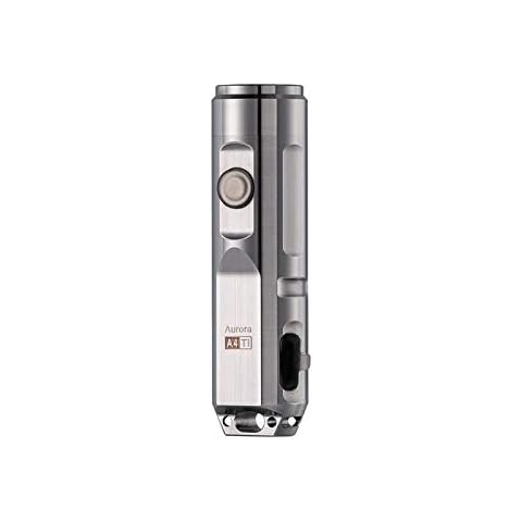 RovyVon Aurora A4x Titanium Rechargeable LED Flashlight 650 Lumens EDC Mini Handheld Torches for Home Campin Hiking(Silver) Cover