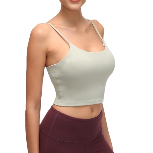 Image of Lemedy Women Padded Sports Bra Fitness Workout Running Shirts Yoga Tank Top
