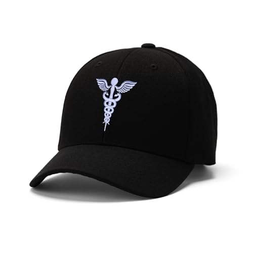 Image of Embroidered Baseball Cap for Women Men Adjustable Baseball Hat Black Baseball Cap Trucker Hat