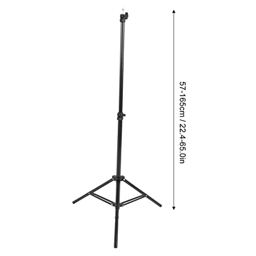 Image of 51 Inch Photography Light Stand, Adjustable Metal Tripod Stand for Photo Video Lighting, Heavy Duty Iron Light Stand with 1 /4 inch Screw for Softboxes Reflectors Cameras