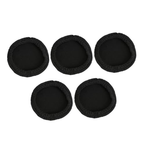 Yardwe 5pcs Tenor Saxophone Bell Cover Durable Music Instrument Covers Prevent Aerosol Spread for Practice and Performance Black