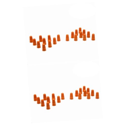 HEALLILY 200 Pcs Terminal Blocks Connector Cable Clamp Quick Joint Wire Caps Screw Joint Crimping Cap Fixture PVC Heat Shrink Shrink Film Water Proof Terminals