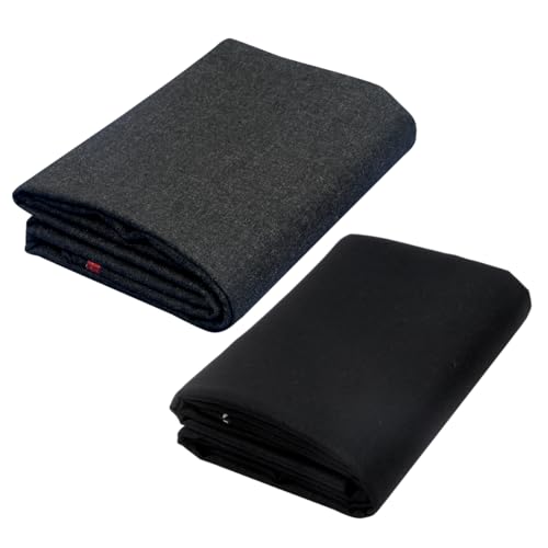 Image of Abhi Fashion Men's Cotton Formal Unstitched Trouser Fabric For Men (Pack Of 2)