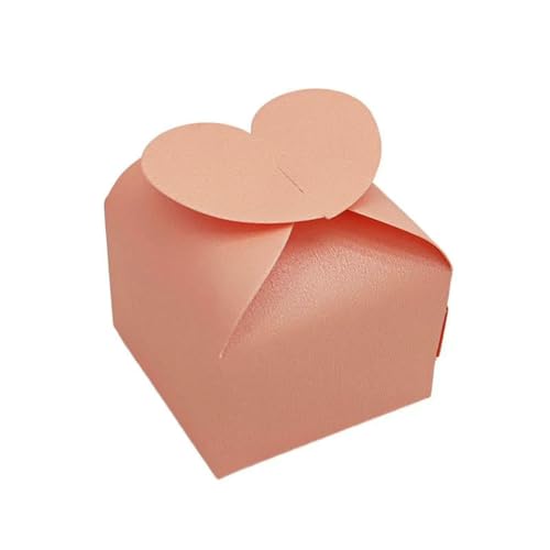 GLDFW 20/30/50 piezas de caja de regalo colorida con forma de corazón de amor, regalo de boda, caja de embalaje de chocolate, suministros de fiesta de cumpleaños