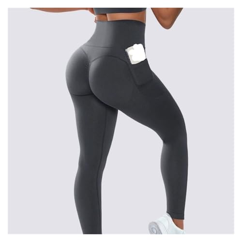 Leggings yoga realce glúteos sexy push up con bolsillos laterales y tejido elástico 5