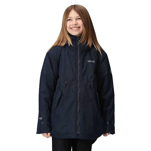 Boys Violane Waterproof Breathable Parka Jacket, Navy Blue Xsp, 15-16 Years