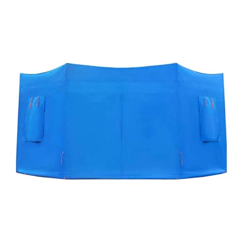 LIXSAZSE Amplia Tienda de campaña para Trampolines Redondos Que Ofrece un Refugio Divertido para Que los niños disfruten de Actividades al Aire Libre. Accesorio de Cubierta para, Azul, 2.44 m