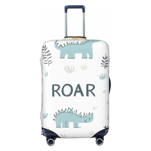 Roar Dino Luggage Cover for Suitcase Cute Dinosaur Elastic Suitcase Cover Protector Luggage Sleeve Anti Scratch Dust Fits 22-24 Inch