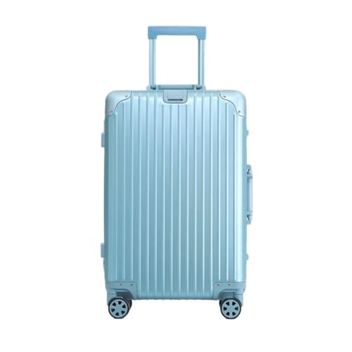 Suitcase All-Aluminum Magnesium Alloy Trolley Case Metal Suitcase Universal Wheel Boarding Case 24-inch Suitcase Suitcases