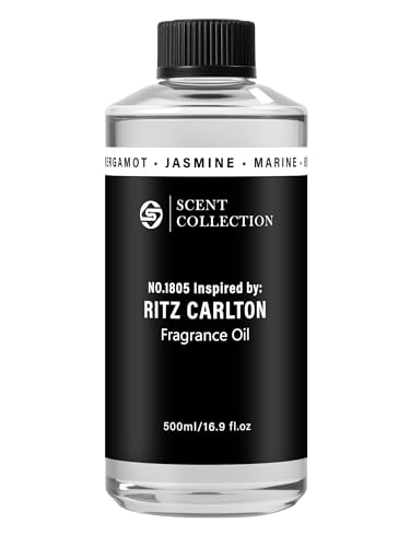 Luxury Hotel Scent Ritz Carlton Diffuser Oil 500ml/16.9Fl Oz Long-Lasting Essential Oil Refill for HVAC Systems Home & Spa Use l Waterless Essential Aromatherapy