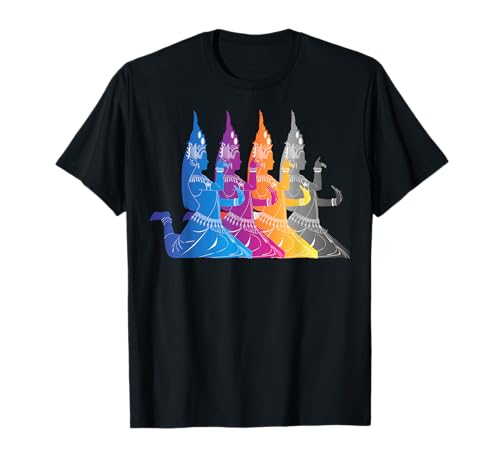 Southeast Asian Colorful Traditional Dance Thailand Cambodia T-Shirt