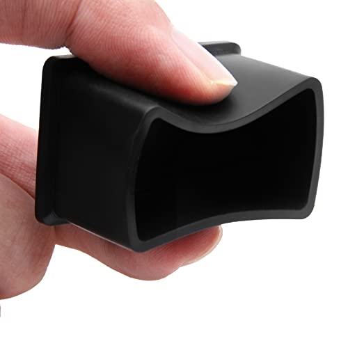Cjueiom 20pcs 25mm x 50mm / 1" x 2" Chair Leg Floor Protectors Rectangle Table Legs Covers - Image 4