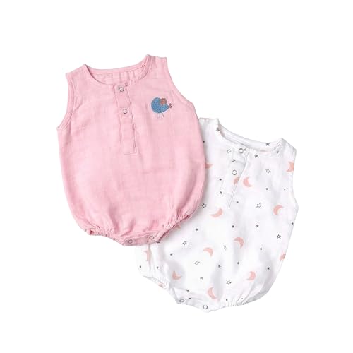 Image of The White Cradle Muslin Jhabla for Newborn Baby, Organic Cotton Vest