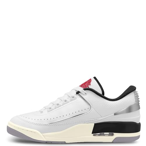 Jordan AJ 2/3 - Men's (FD0383-148, White/Fire Red) Size 9