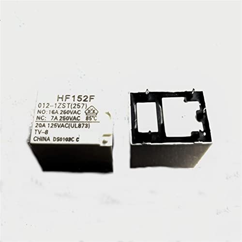 Relé HF152F-T 012-1ZTQ 12VDC 5PIN 16A conmutador para circuitos