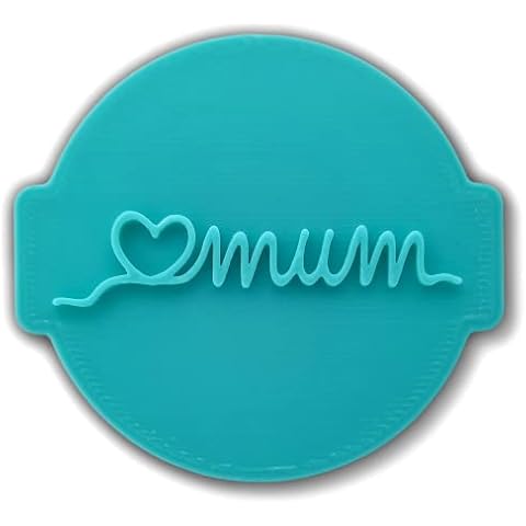 Happy Mothers Day - Embosser/Stamp for Fondant, Icing, Cupcake, Cake, Decoration (Love mum-MD01) Cover