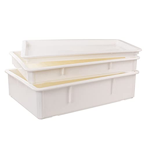 Plateau de fermentation empilable contre le dessèchement de la pâte - 2