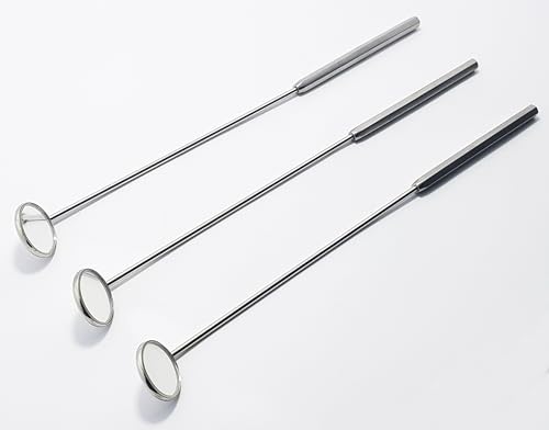 Laryngeal Mirror with Handle Fig #4; 18mm ENT 4 Pcs #122910190