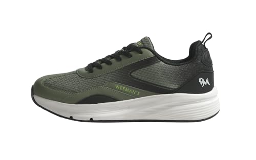 Image of Neeman's Light Trainers Sneakers for Men | Comfortable & Flexible Eva Mid Sole and Breatheble Mesh with Gradient Prints