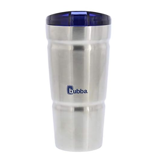 Bubba Envy Dual-Wall Vacuum Insulated Stainless Steel Tumbler, 18 Ounces - Keep All Your Favorite Cold Drinks at Your Side - Ideal For Travel - BPA-Free - Odor and Stain Resistant - Bold Blue
