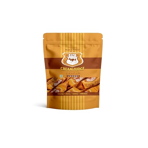 Image of Zpc Milanowek Cream Fudge Luxury,150 Gram Pack Of 2 (Made In Poland) Glacier Poland Cream Classic Toffee /Fudge Creamy&Chewy /Buttery Delicious /Real Butter Toffees /Birthday Party Gift Toffee