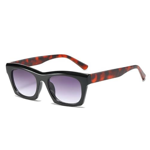 Lunettes de soleil rectangulaires vintage femme monture légère sans douleur