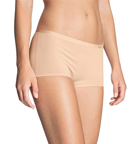 Liabel ® Pacco da 3 Pantaloncini Donna Culotte Microfibra Shorts Intimo Fitness Sport Manopesca Morbido Mutande Donna Cotone (Nudo, L - XL)