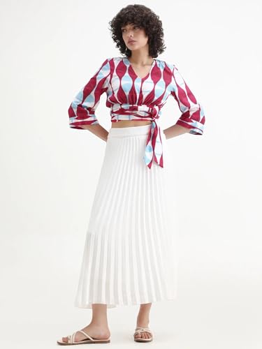 Image of RAREISM Regular FIT Geometric Print TOP