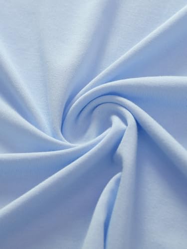 Image of Latuza Men's Viscose Sleep Shirt Soft V-Neck Pajama Tops 3 Pack