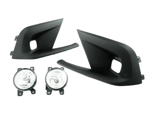 CONCEPT AUTOMOTIVE LIGHTS Fog Light Assembly Compatible with 2021 2022 2023 Honda Civic (For: 2022 Honda Civic) Fog Light Set Switch Bezel Wires Relay Pair