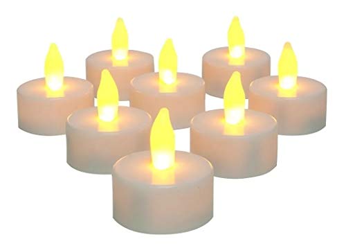 Vela Velinha Led Decoração Romântica Artificial Mesa Festa Casamento Plástico Conjunto C/6