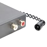 Copertura RCA per cavo femmina maschio, presa sicura, protezione per mixer, ricevitore e amplificatore, protezione audio protezione acqua sporco polvere (presa RCA + maniglia + linguetta di fissaggio