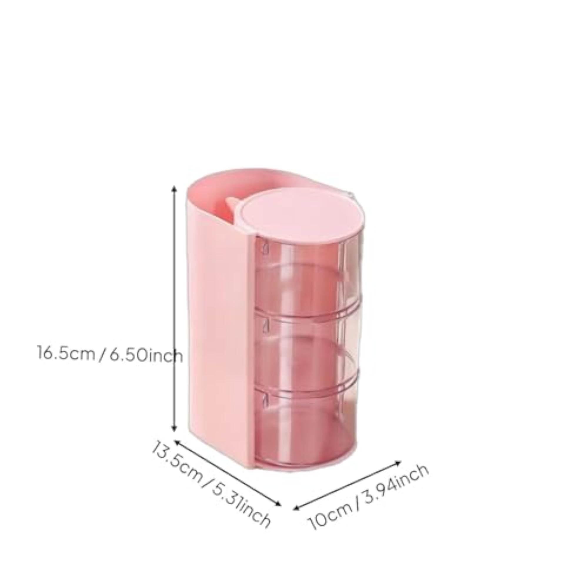 Rotating Makeup Sponge Organizer with High Capacity