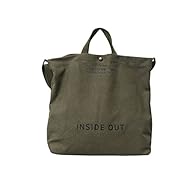 canvas bag crossbody Material: canvas,canvas bag crossbody canvas tote Opening method: Magnetic button Bag size: length 44 * height 38 * width 14 (cm), 17.3 * 15 * 5.5 (in) The letter-printed design is equipped with a long shoulder strap, which can b...