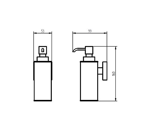 Haceka 28160210 Mezzo Chrome, Dispenser per sapone...