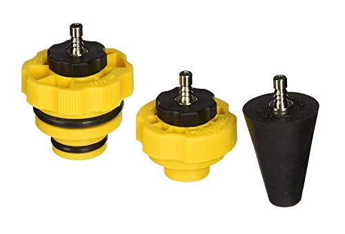Mityvac MVA670 Power Steering Adapter Kit Removes Trapped Air from Power Steering Systems; Includes Three Adapters – One Universal as well as a Ford and GM Version (MITMVA670)
