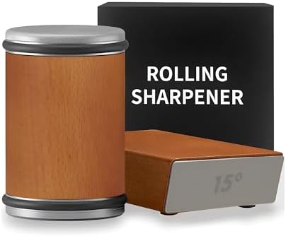 SS BEST DEALS Afiador De Facas Giratório Para Fio Reto, Com Diama...