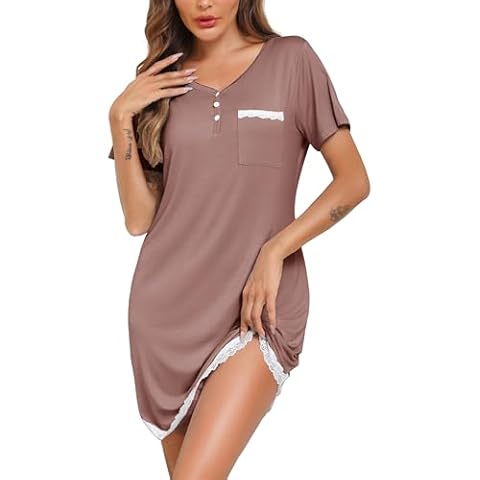 Chemise de Nuit Vlazom A-Rose Foncé Cover