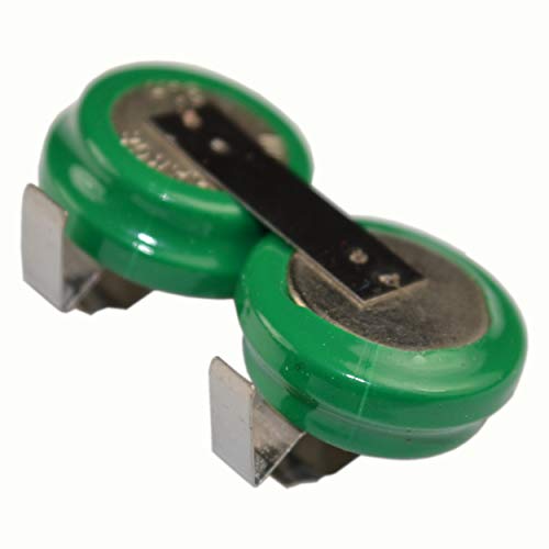 Batería de respaldo HQRP 2.4V 80mAh Ni-MH recargable miniatura 4