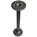 Industrial Pipe Table Legs, Create Vintage Table And Decorations Includes Malleable Steel Pipes And Flanges, Threaded Pipe Fittings Black 1/2