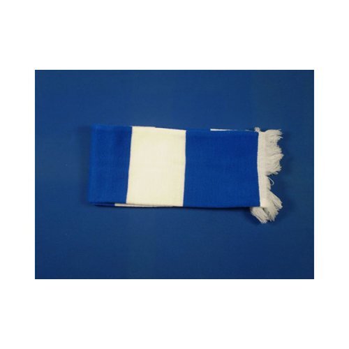 Flagtex Jongens Bar Sjaal, Royal Blauw/Wit, Medium